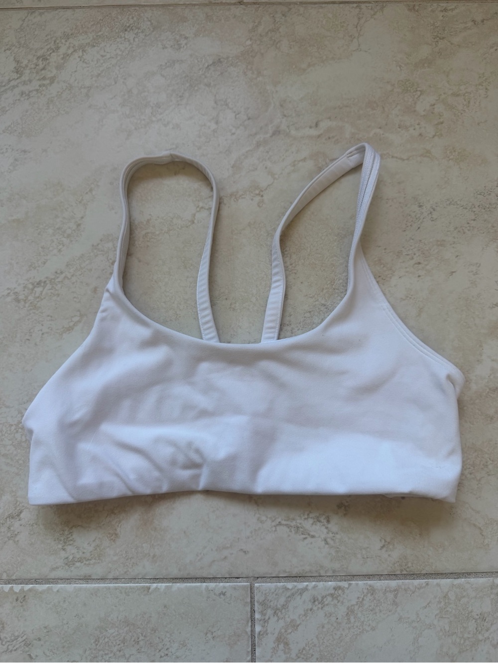 VUORI White Yosemite Sports Bra